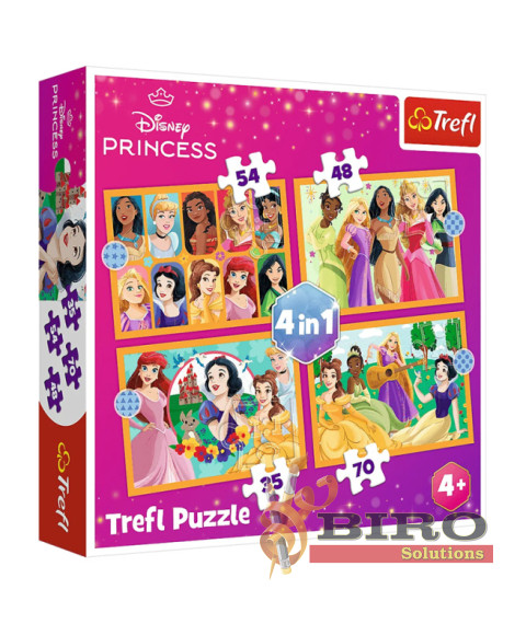 TF Puzzle 4 in 1 -Fairy tale stories / Disney Princess